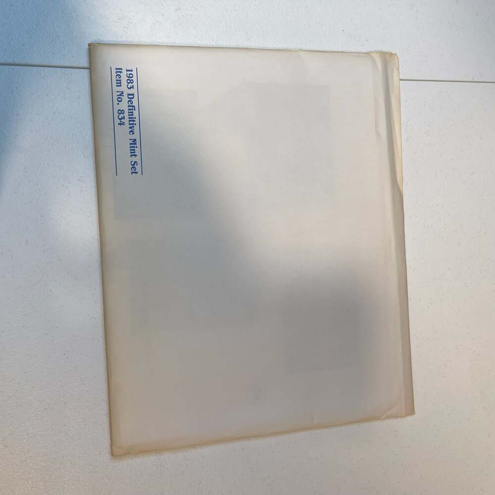 1983 United States Postal Service Definitive Mint Stamp Set and Postal Stationer